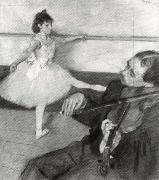 Edgar Degas Portrait of a Dancer at her Lesson oil painting artist